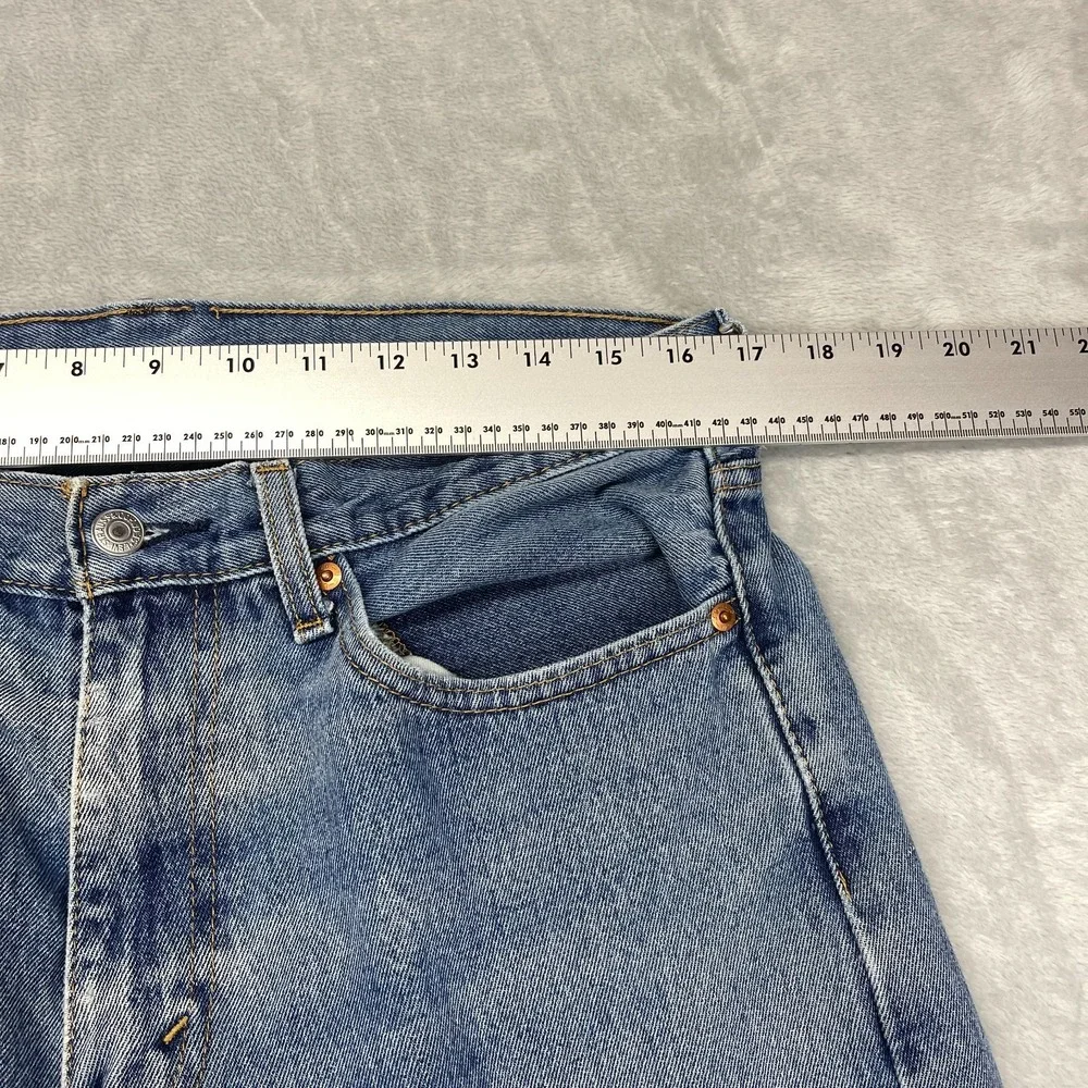 Levi's 505‎ Jeans Mens 34x32 Blue Denim Red Tab 5-Pocket Straight Leg Streetwear